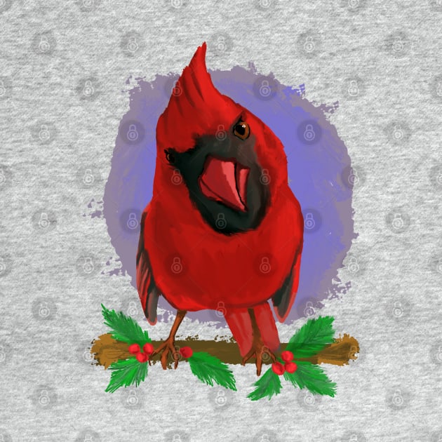 Christmas cardinal by Antiope